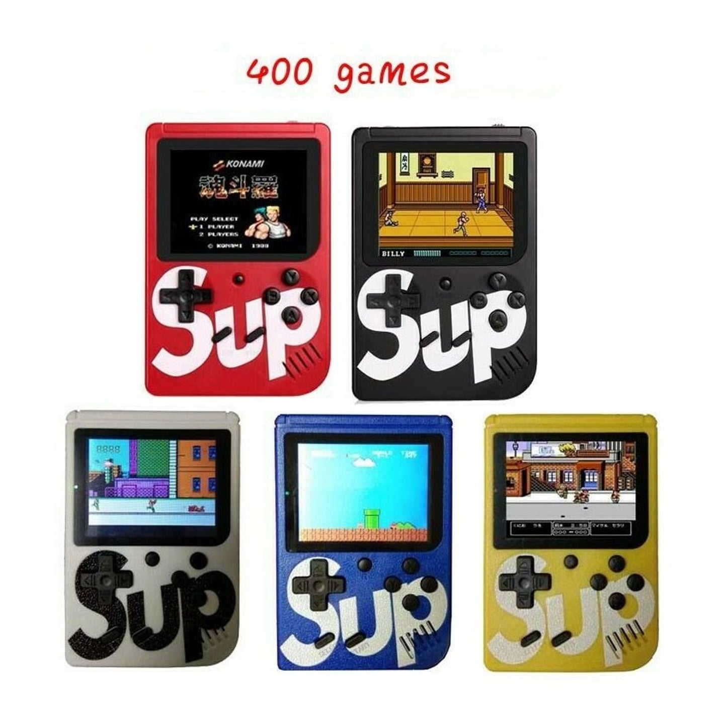 Consola Retro Portátil SUP 3" 400 Juegos